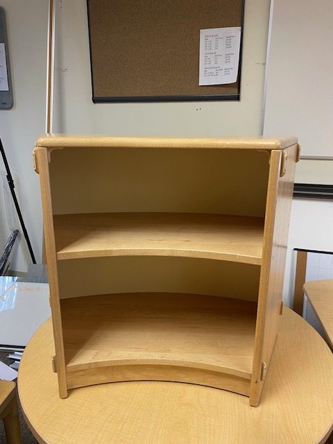 Image of 2-Tier Rounded Bookshelf